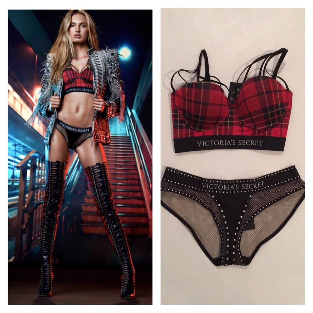Victoria’s Secret X Balmain fashion show bra sets